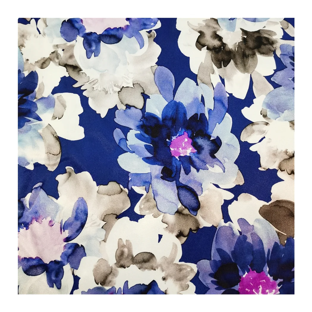 china pattern fabrics waterproof print  digital  polyester poly fabric polyester flower fabric