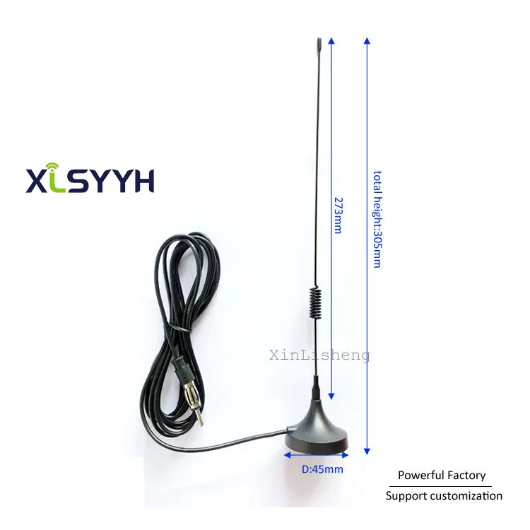 OEM Magnet Base Car Radio Antenna CD Machine To Car AMFM 4G Antenna