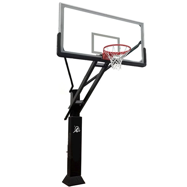 QML-s300 Outdoor Adult Adjustable Height In-ground Basketball Stand Hoop
