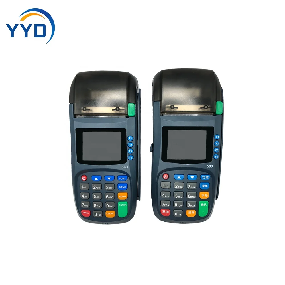Цветная LCD S80 английская клавиатура Pos машина поддержка модема LAN WIFI сеть. S90