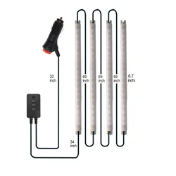 2020 new car led welcome light  with  manual and APP Controller Atmosphere Light