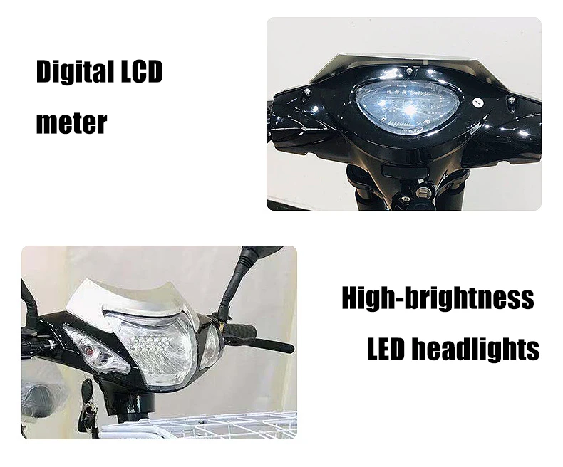 48V 550W 17inch Long Range Lithium Battery Food Delivery Electric Cargo Bike