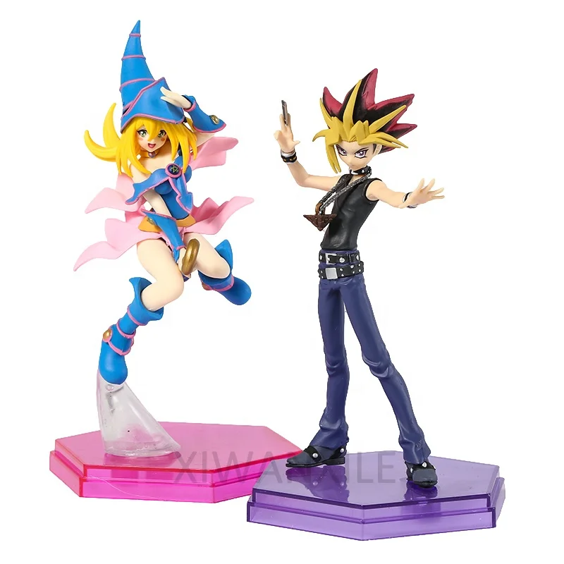 19 см Ю-Ги-о! Дуэль монстров Yami Yugi Аниме Фигурка Темный волшебник девушка сексуальная фигурка Muto Коллекционная Игрушки