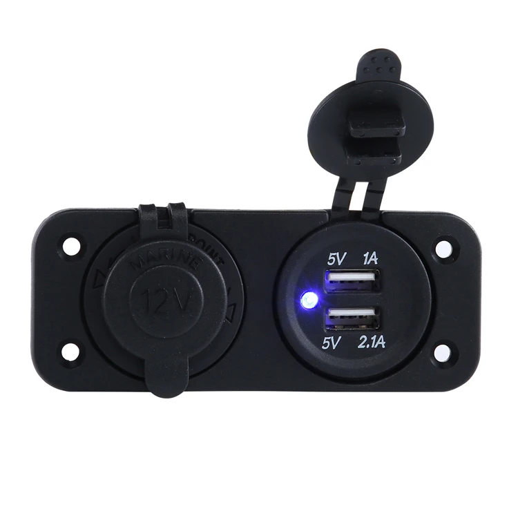Автомобильная Мини-розетка с USB 12 В 24