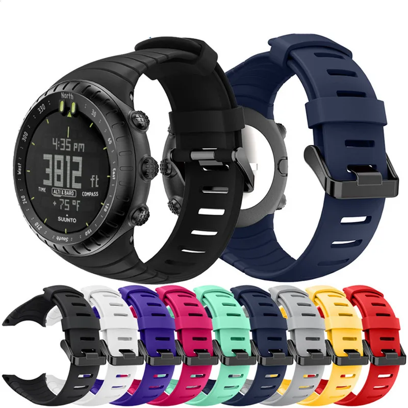 Высококачественный ремешок для часов Suunto Core силиконовый аксессуары браслета