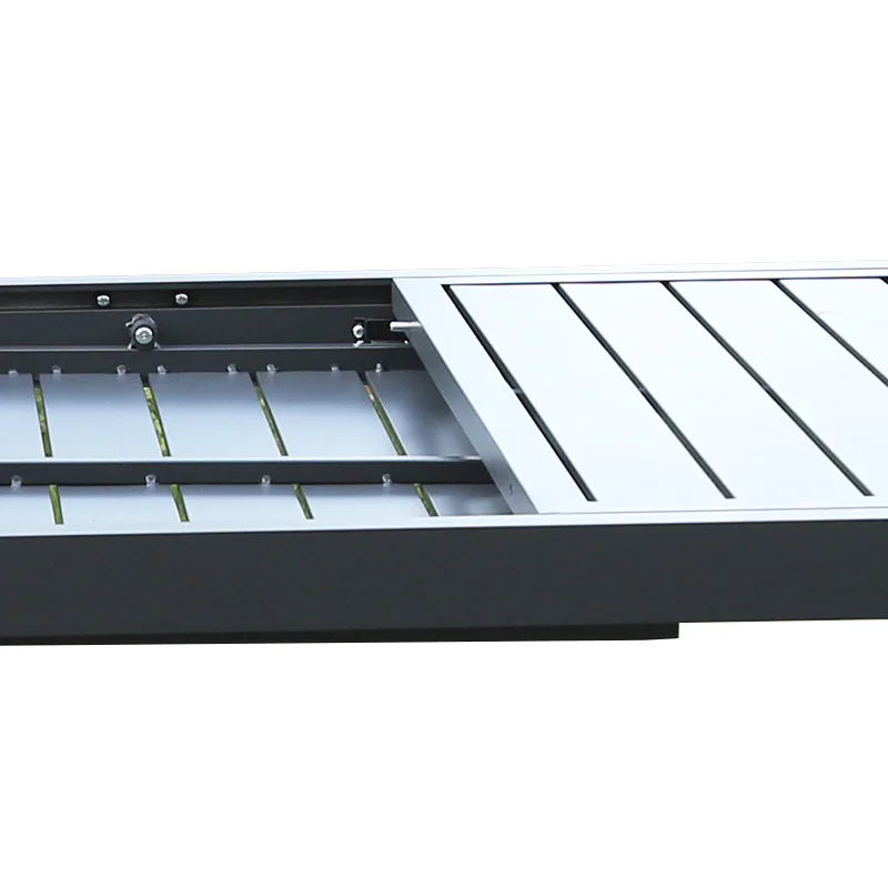 Modern aluminium outdoor restaurant outdoor furniture patio dinning table patio furniture set garden tables and chairs