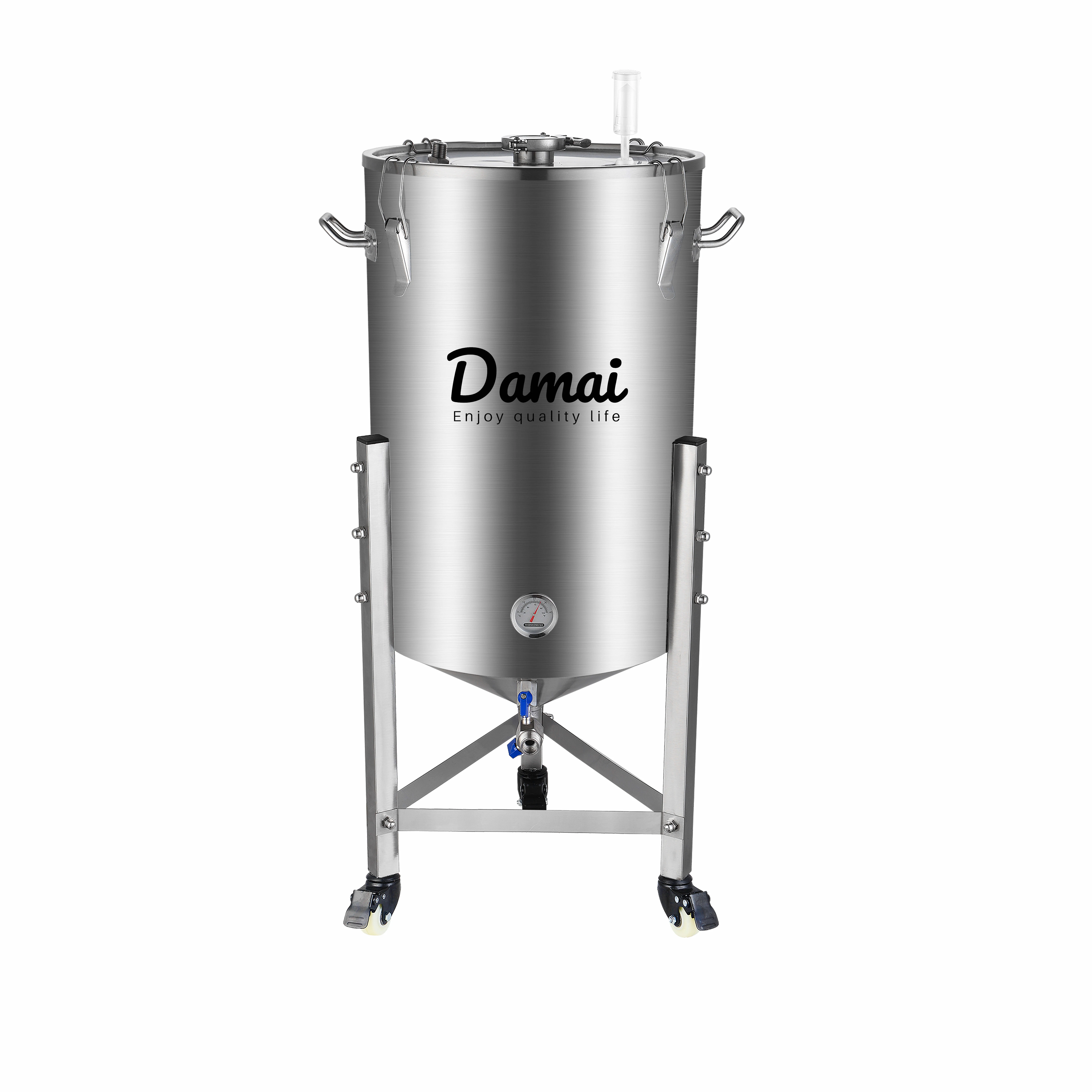 60-75L 304 Stainless Steel Conical Fermenter/ Fermentation Tank For Beer Brewing/ Home Brewing Equipment