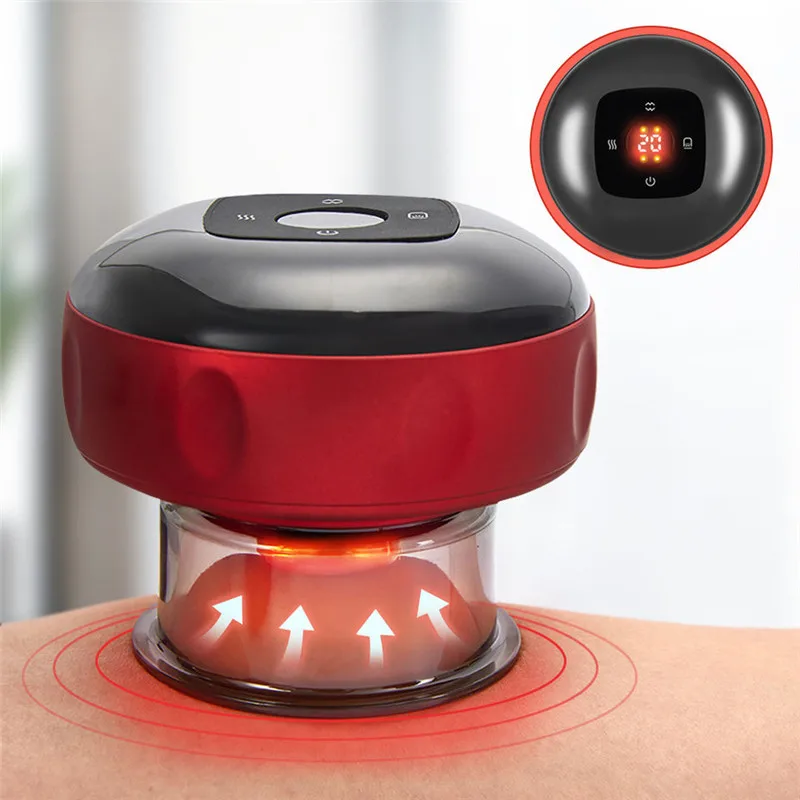 USB charge 1800mAh Smart Wholesale Chinese Electric Vacuum Cupping Cups Machine Therapy Massager Cupping Device