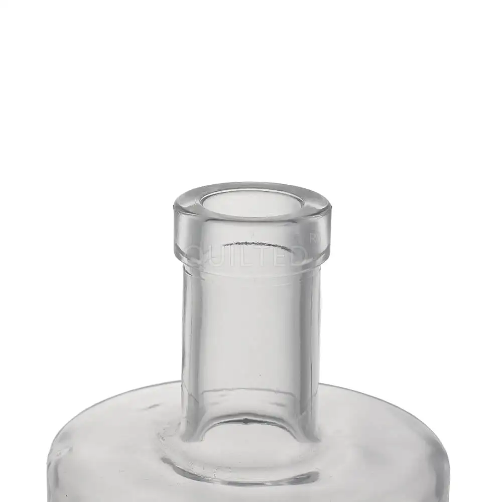 Printing Labeling Round Liquor Custom Moulds for Alcohol Gin Glass clear Bottle 750 ml