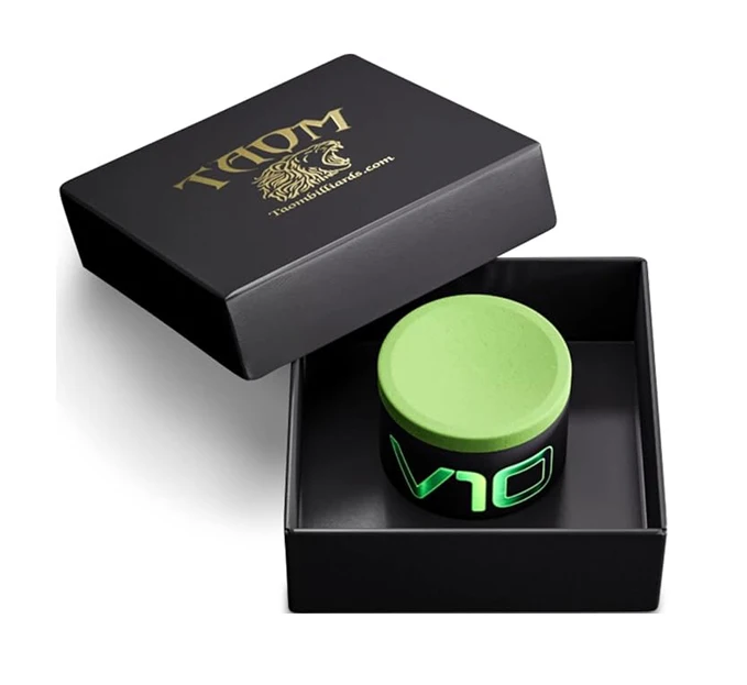 Original TAOM v10 Billiard Chalk 9 x Cubes with TAOM Storage Box Included for sale