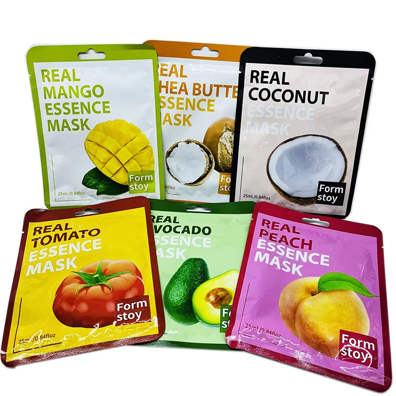 CLEAN DEEW MANGO ESSENCE MASK MOISTURIZING & SOOTHING FRUIT BEAUTY FACE MASK SKIN CARE FACIAL MASK