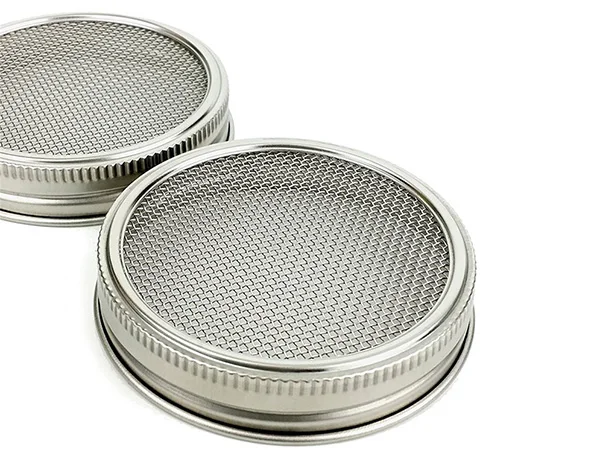 Mason jar special 70mm 86 mm SS304 20 Mesh 304 Stainless Steel Sprouting Jar Lids