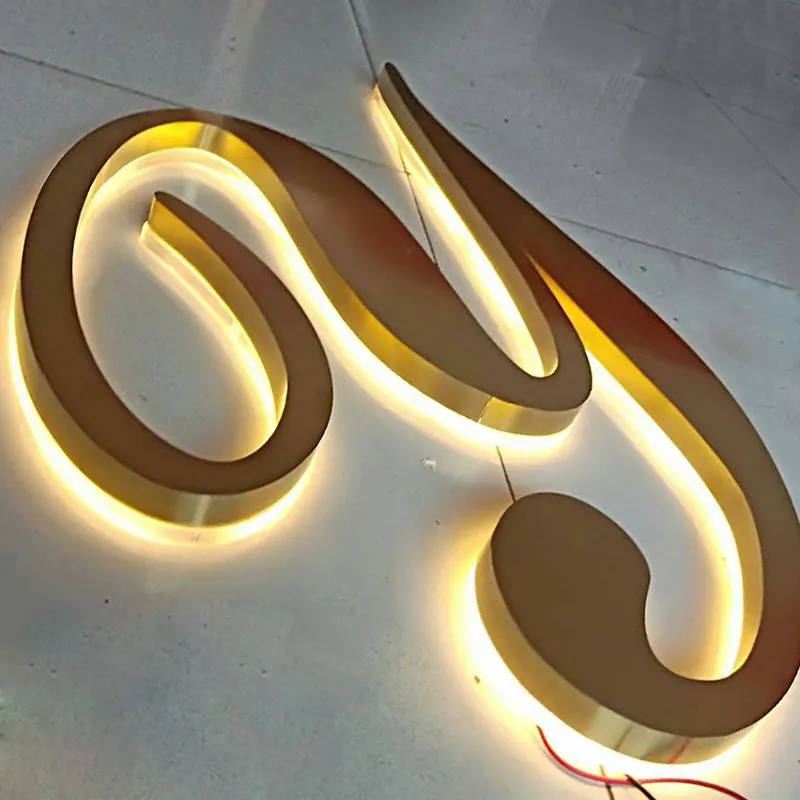 Making Your Own Backlit Brand Outdoor Light Led Letter Store Front Sign 3D Acrylic up Logo Electronic