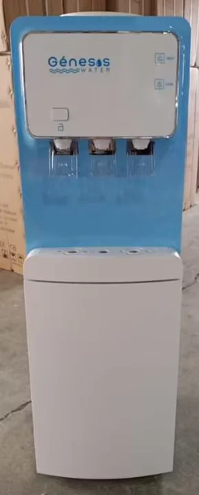 Korea Style Desktop Compressor Cooling 3 Taps Instant Hot 5 Gallon Cold And Hot Bottle Water Dispenser
