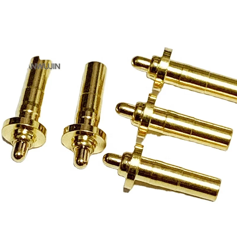 Customized Industrial Brass material spring loaded Pogo pin connector components PCB contact