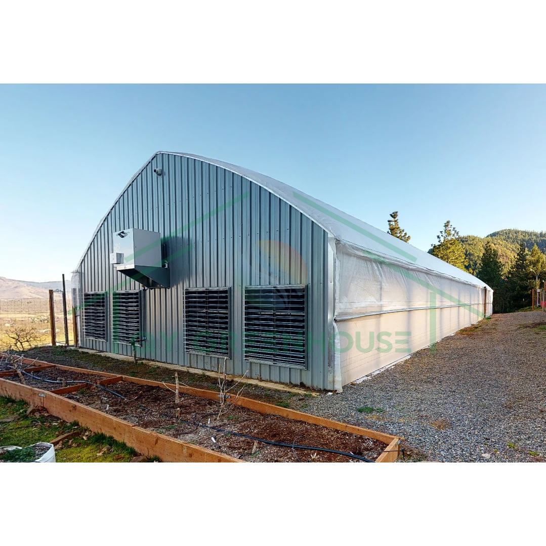 32m*24m Multi-Span Film Light Deprivation Greenhouse Blackout Greenhouse