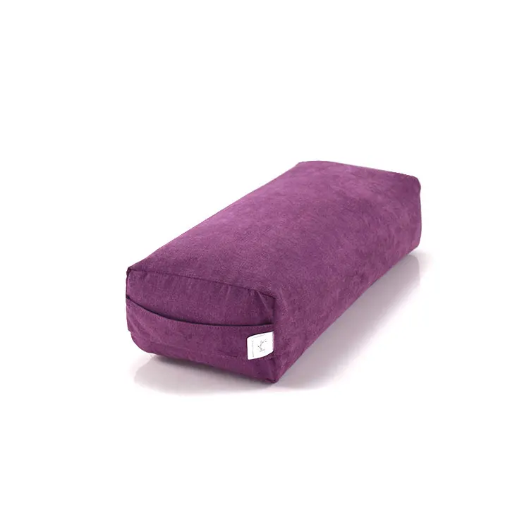 Rectangular Meditation Cushion Yoga Bolster Buckwheat Supportive Pillow Wholesale