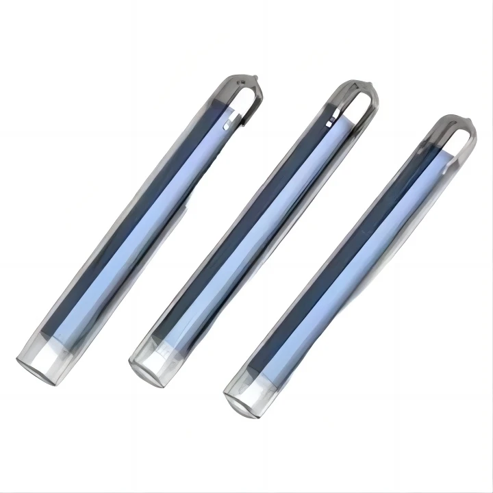 Solar vacuum tube, all aluminum finned copper heat pipe, solar energy