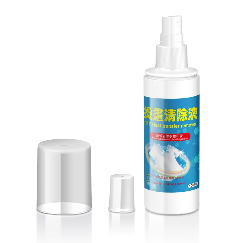 100ML DTF Cleaner Remover for Direct to Film Printing Cleaning Liquid Pattern Clean Remove Print Cleanser Detergent