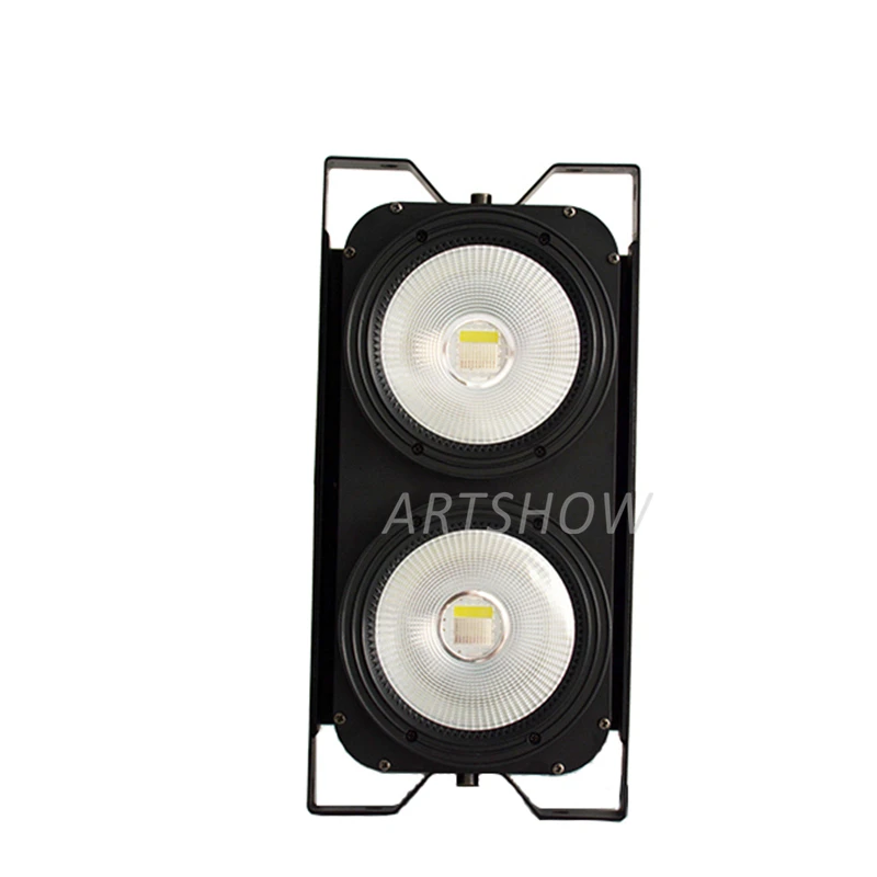 2eyes 2x100W Led Blinder 200W COB Par color RGBW 4IN1 DMX Stage Lighting Effect Audience Lighting DJ Equipment Disco