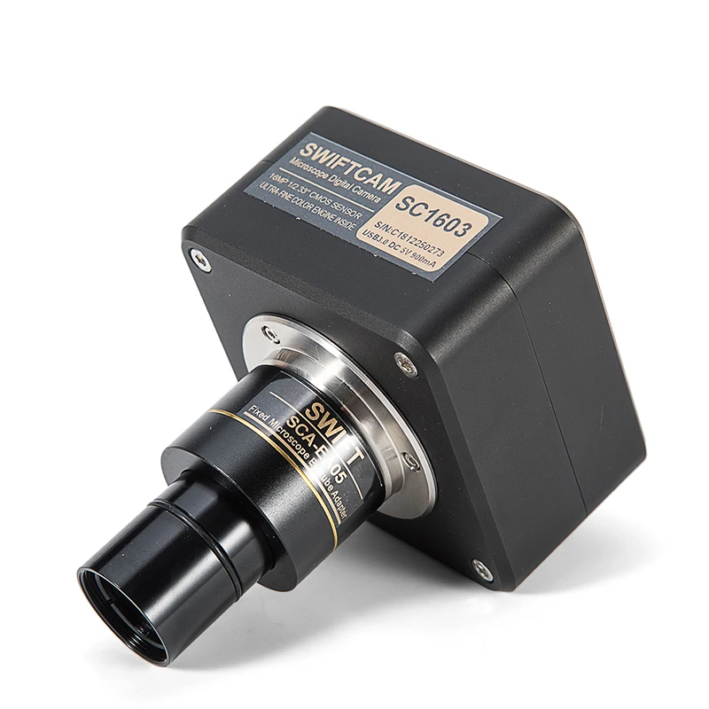 SWIFT High Quality 16MP Microscope Camera USB3.0 CMOS Camera C-Mount Eyepiece Adapter