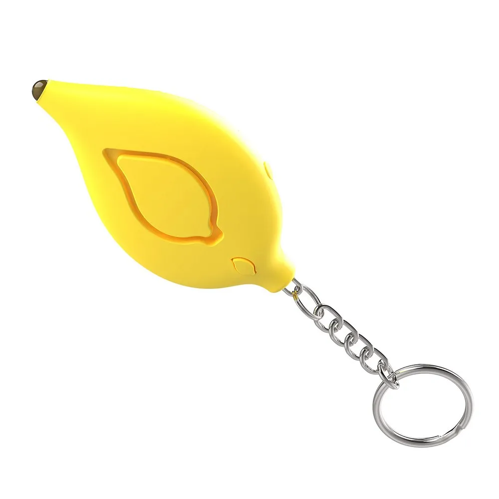 New Women Emergency Anti Wolf Attack Safety Alarm Device Mini SOS Personal Alarm Keychain with Led Light
