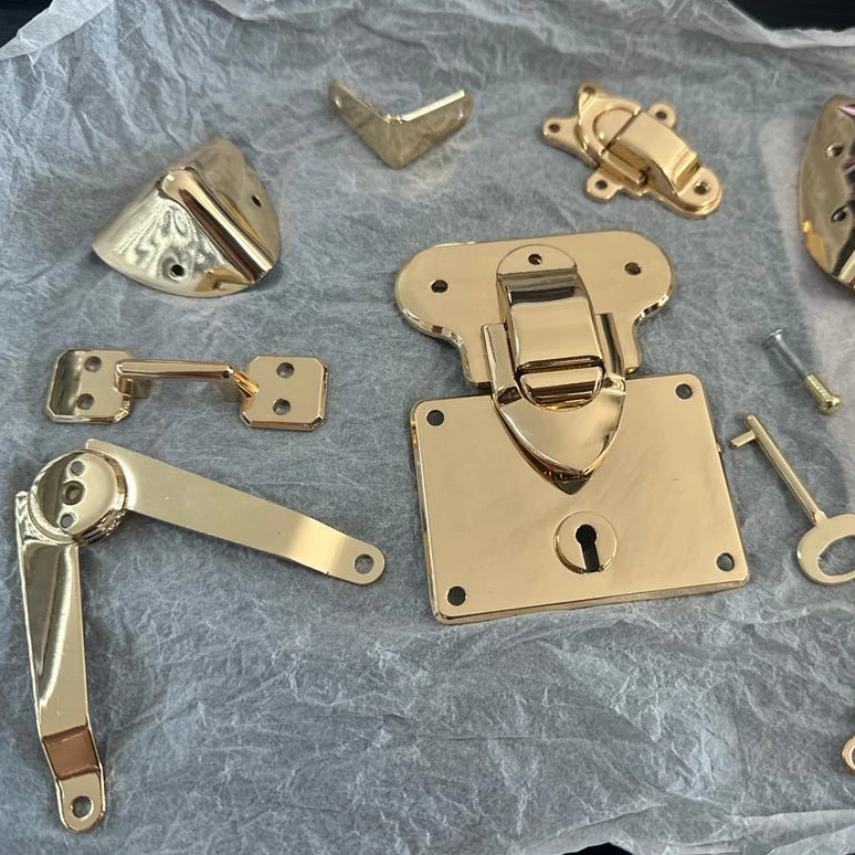 Хорошие продажи металлический замок для портфеля латунная пряжка багажа другие части и аксессуары сумки