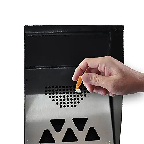 Floor Standing Windproof Ashtray for Indoor/Outdoor Use