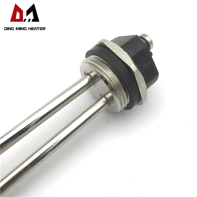 Solar Heater 12v/24v 220v 300w U Shape Tube Heater Element Water Heating Element With 1 Inch Npt