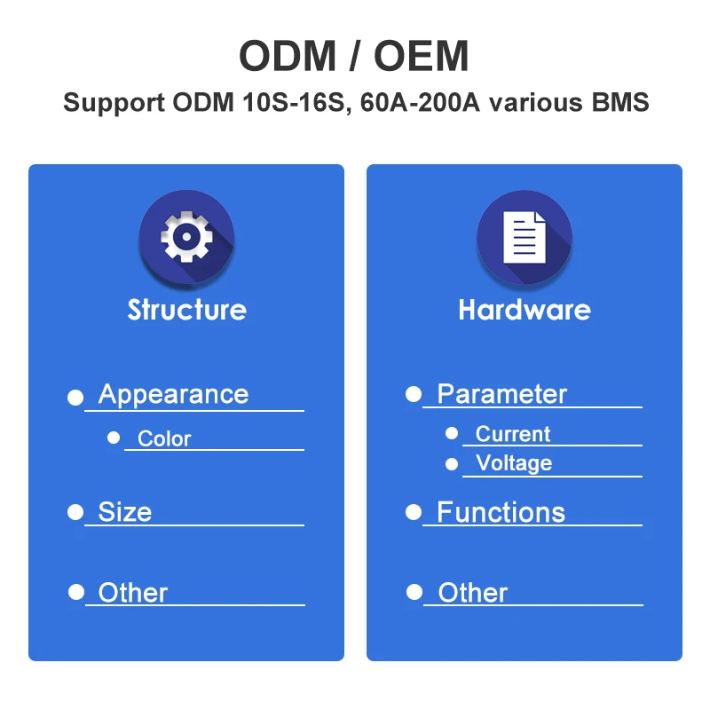 TDT Lifepo4 BMS 16S 48V 60A/80A/100A/150A/200A 18650 BMS 3.2V PCM PCB Board With Balance Function