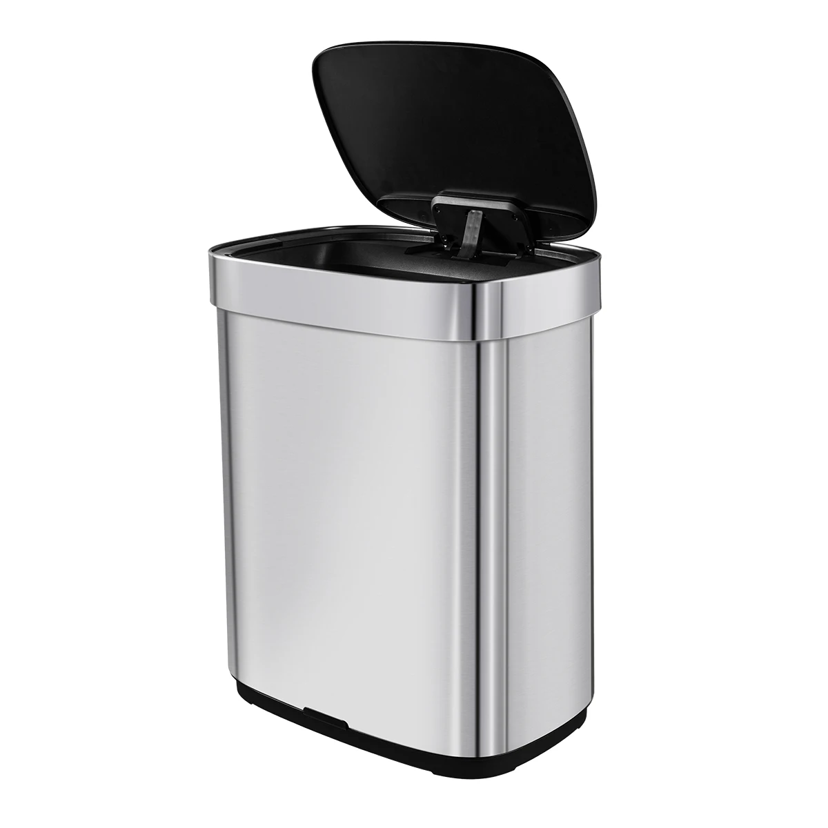 Household rectangle sensor bin Big capacity Automatic trash bin Stainless Steel Smart Sensor Trash Can