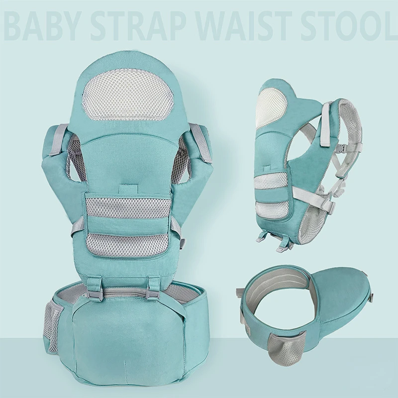 Best fabric custom backpack luxury all in one fashionable multi function waist stool soft kangaroo baby carrier