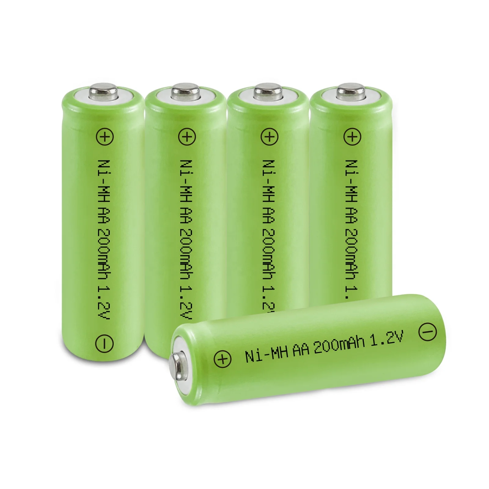 NIMH  AA 200mah 1.2v battery rechargeable nimh batteries aa batteries nimh for solar light