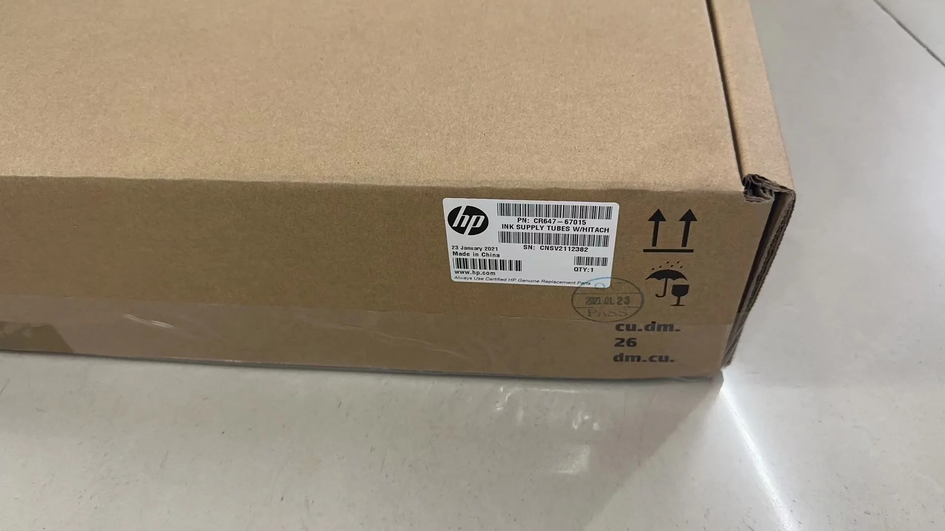 Refurbish H-P Ink supply tubes- Includes the trailing cable 44-inch-CH538-60050 For H-P DesignJet T770 T790 1200 1300 printer