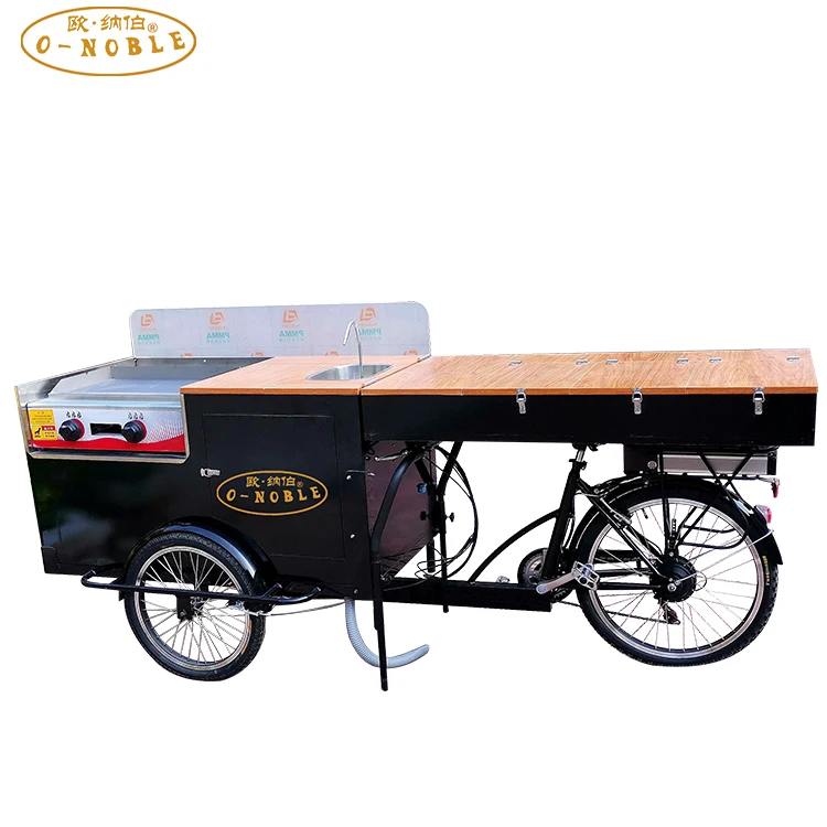 China wholesale Hot Dog bike food trolley Mobile Vending