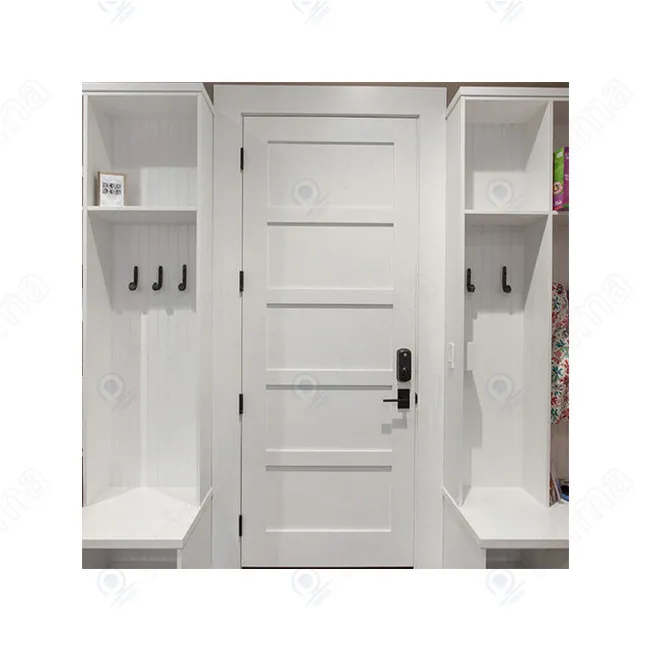 Foshan Factory Wooden Door For House Prima Housing Simple Teak Wood Front Door Design  Teak Wood Main Door Designs Photo