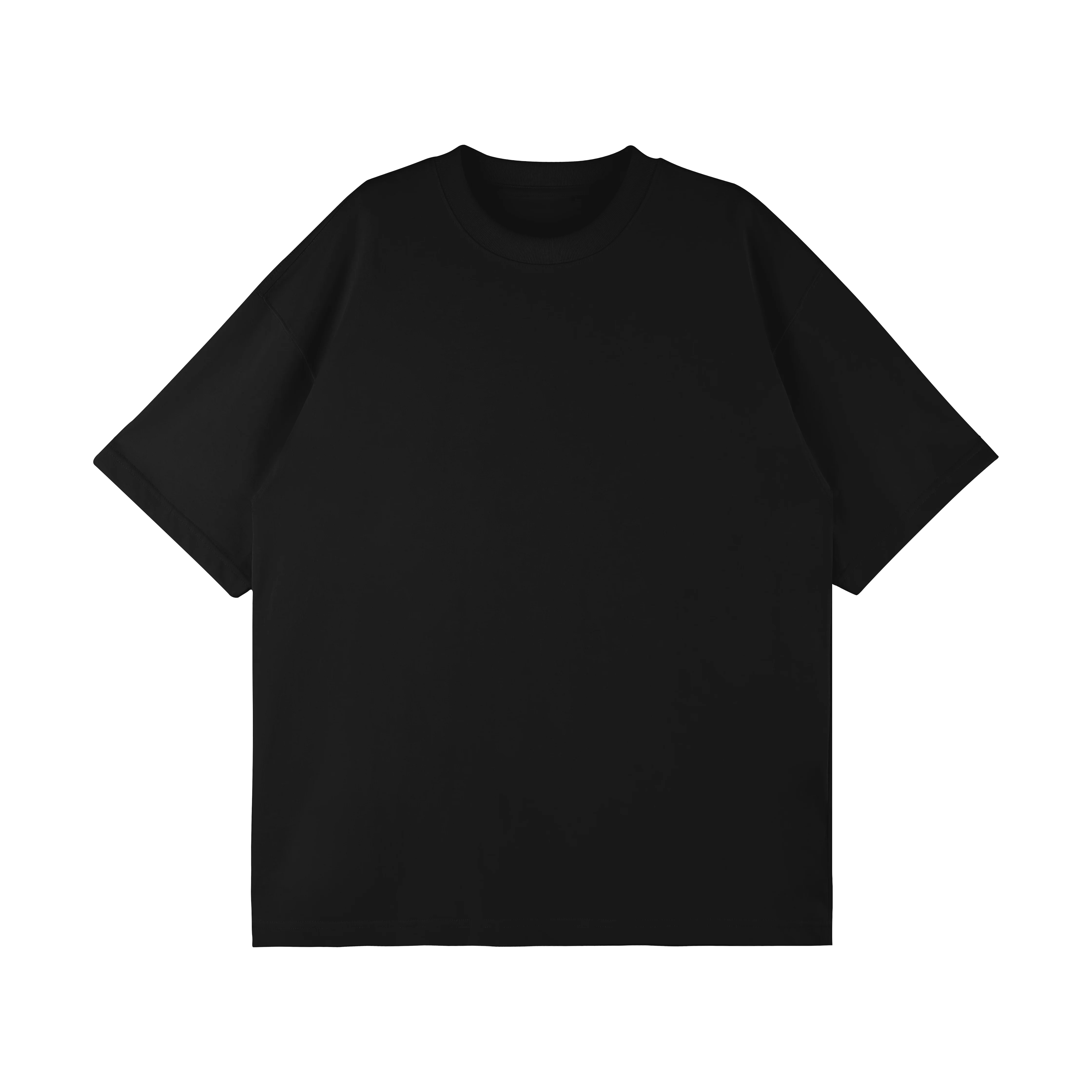 High Quality 240g Short Sleeve Heavy T Shirts Customization Blank Mercerized Cotton T-shirts