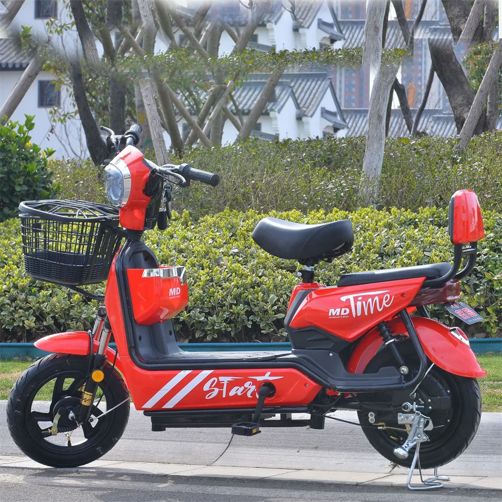 Custom Logo City Electric Bicycle Two Places Leisure Bicycle Auxiliary Bike