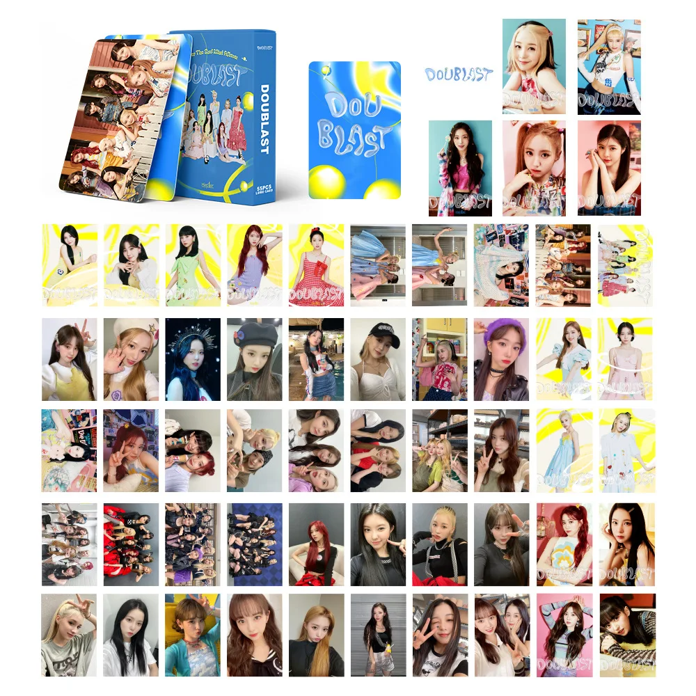 Wholesale Kpop Idol 55Pcs/Set Lomo Card Kep1er New Album DOUBLAST Photo Card