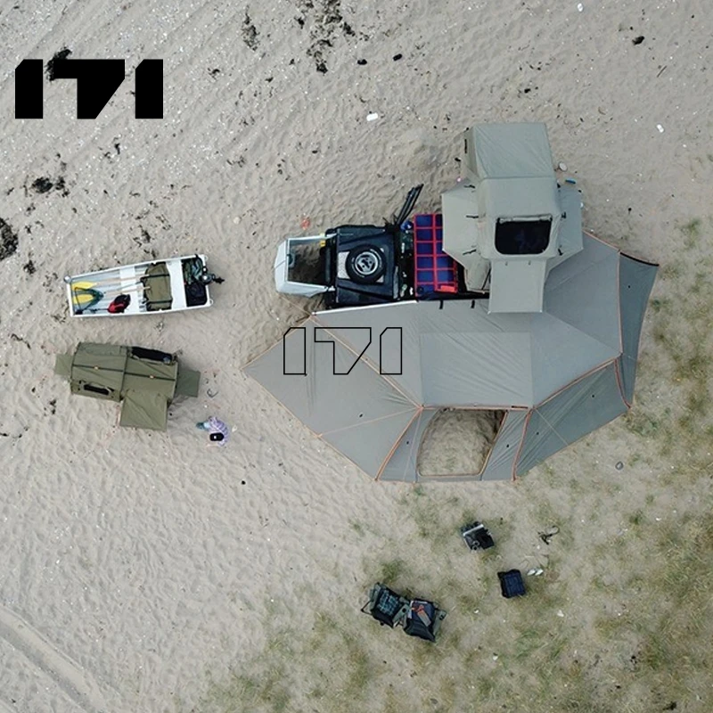 High-quality 270 degree awning fox tent 270 awning outdoor car side awning