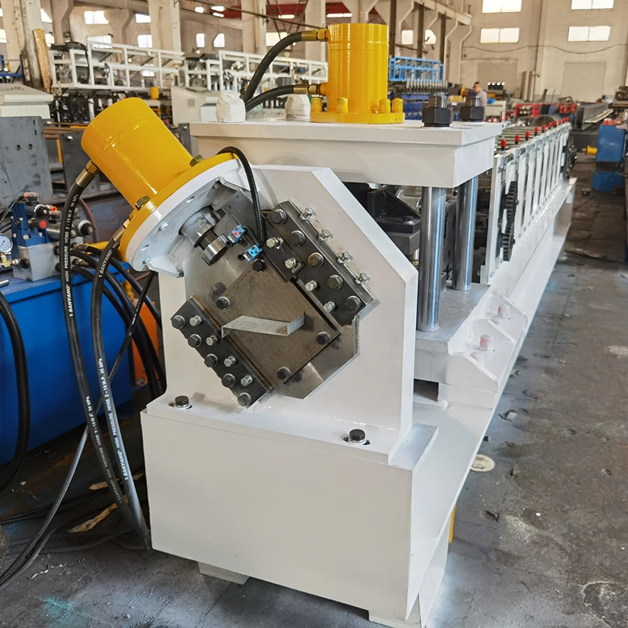 C Z Purlin Profile Cold Roll Forming Machine Cz Purlin Tile Making Machine purlin roll forming machine steel 75-250