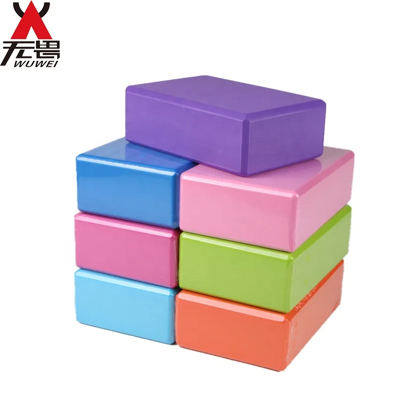 Цветные eva блоки для йоги, кирпич, спортивные упражнения, тренажерный зал, пена, тренировка, растяжка, медитация, экологичные блоки для йоги