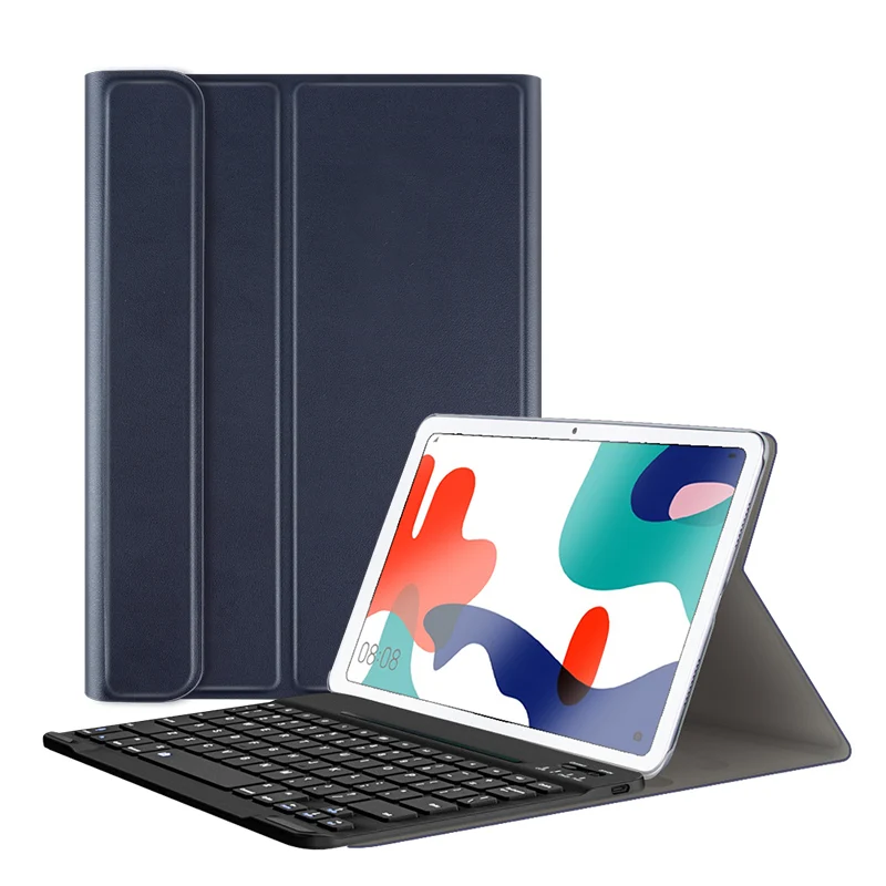 Smart Magnetic Keyboard Leather Cover Case for Huawei MatePad 10.4 cover keyboard factory wholesales