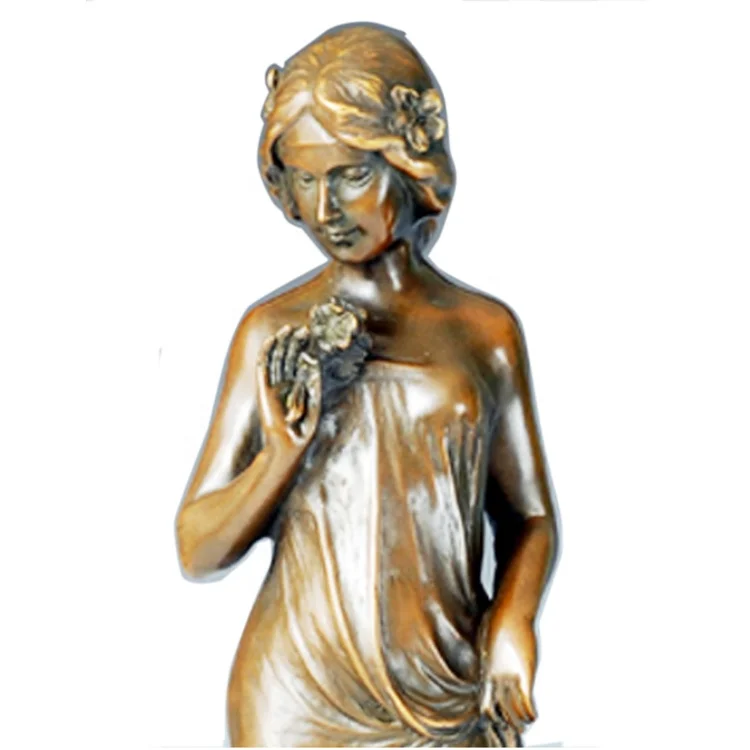 Античная маленькая бронзовая скульптура для декорирования дома