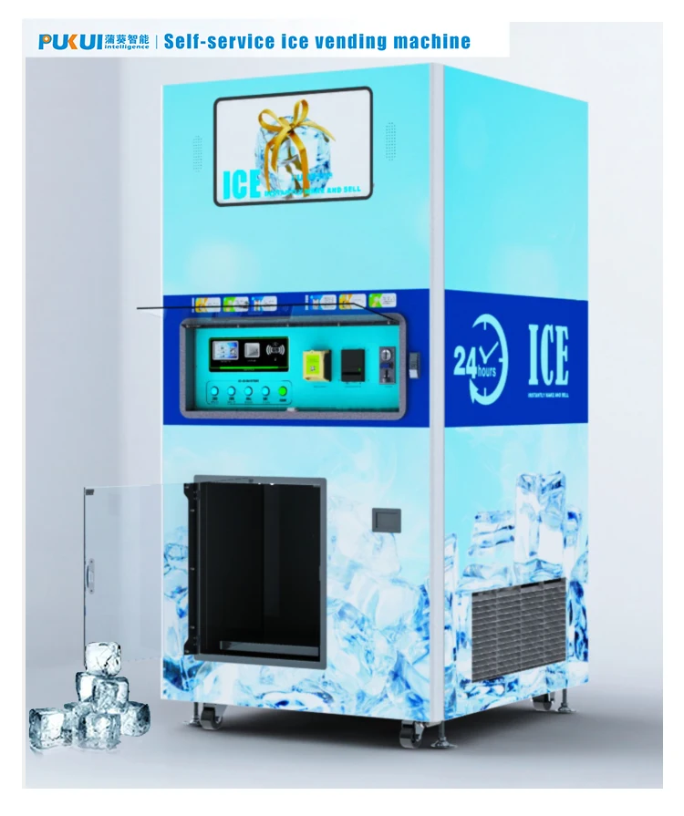 Automatic cube maker ice making cub vending machine dispenser ice machine bag