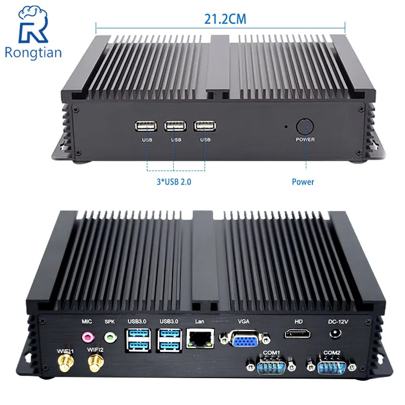 Процессор Intel Core i3 6157U двухъядерный 28 Вт Intel Iris Graphics 550 портативный мини-ПК для промышленности