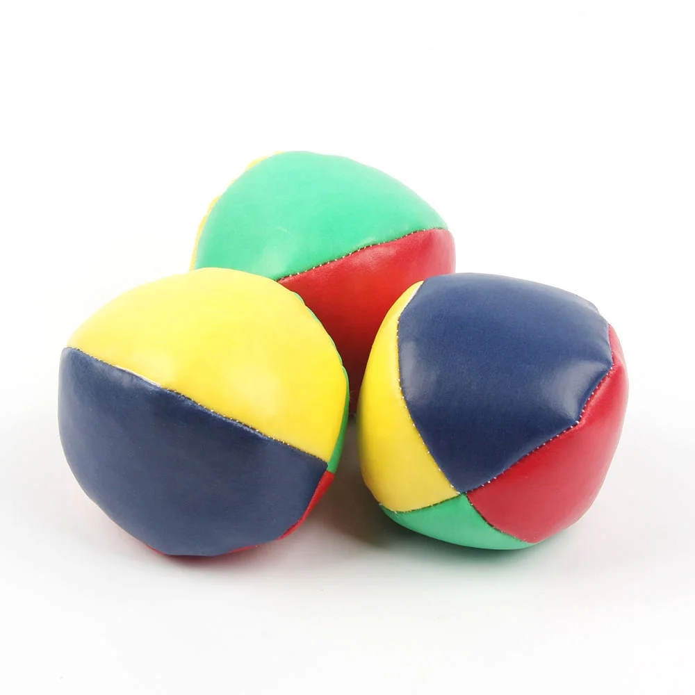 Wholesale Juggling ball toy balls classic 4 panel juggling balls hacky sack