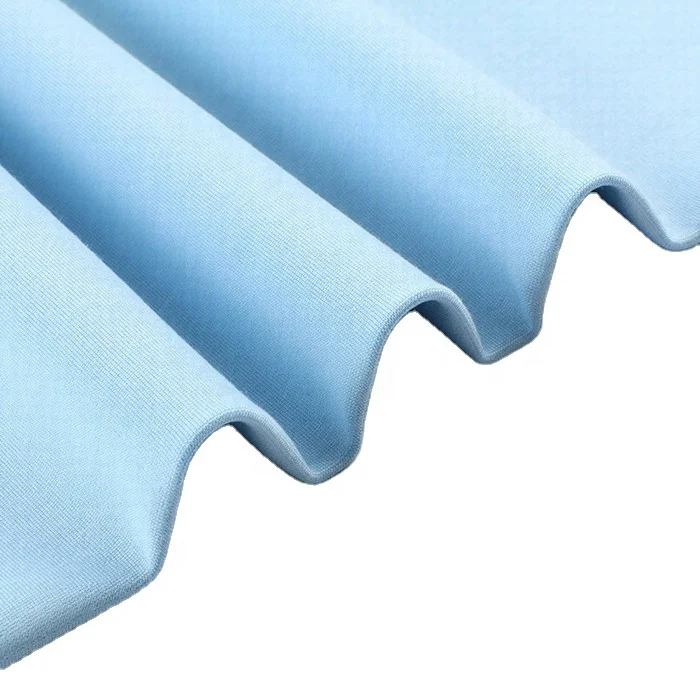 Лидер продаж плотная Полиэстеровая трикотажная ткань рома 425GSM тяжелая для брюк и