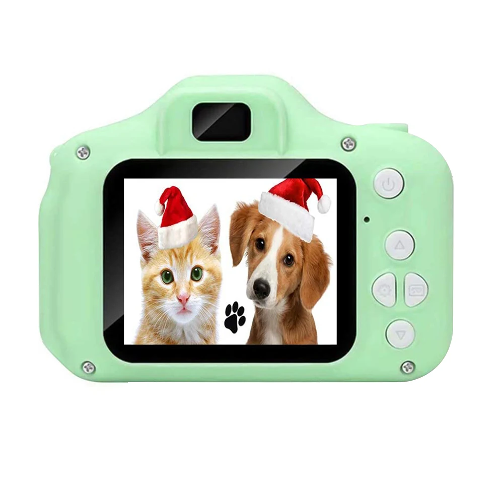Children Mini Digital Camera Dual Lens 2 inch Touch Screen 1080P Video Camera Photography Educational Toy Kid Birthday Xmas Gift (1600425287933)