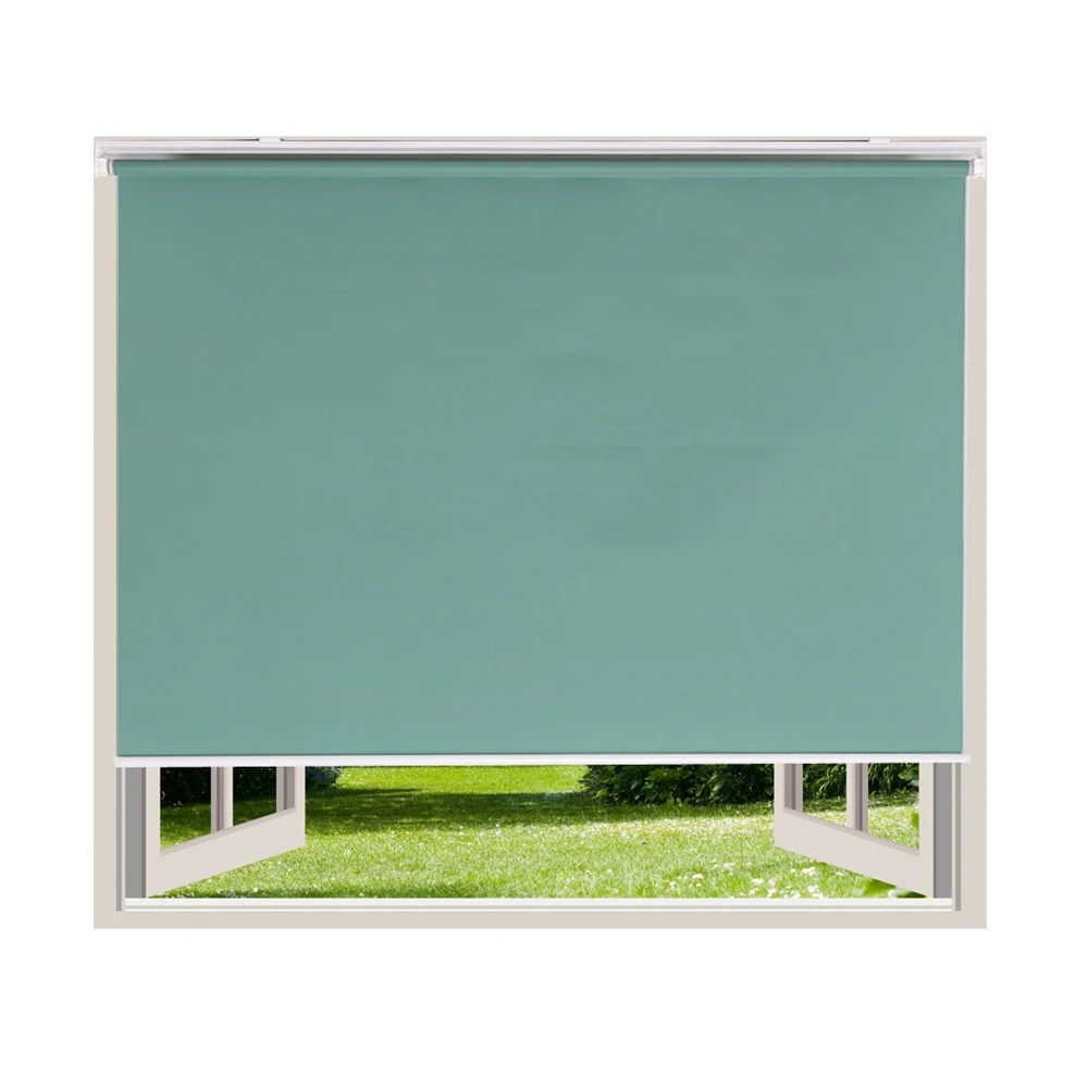 Cordless Spring Roller Blinds and Shade Blackout Curtain